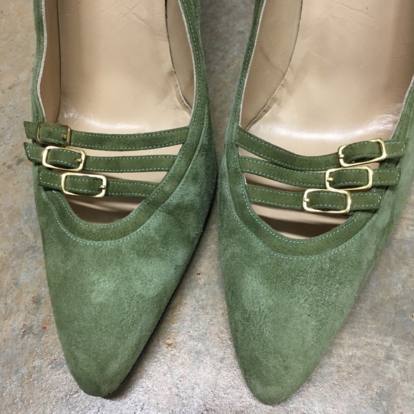 Todd Oldham Shoes-Green-SZ 40 in Italian 9 - Picture 11 of 15